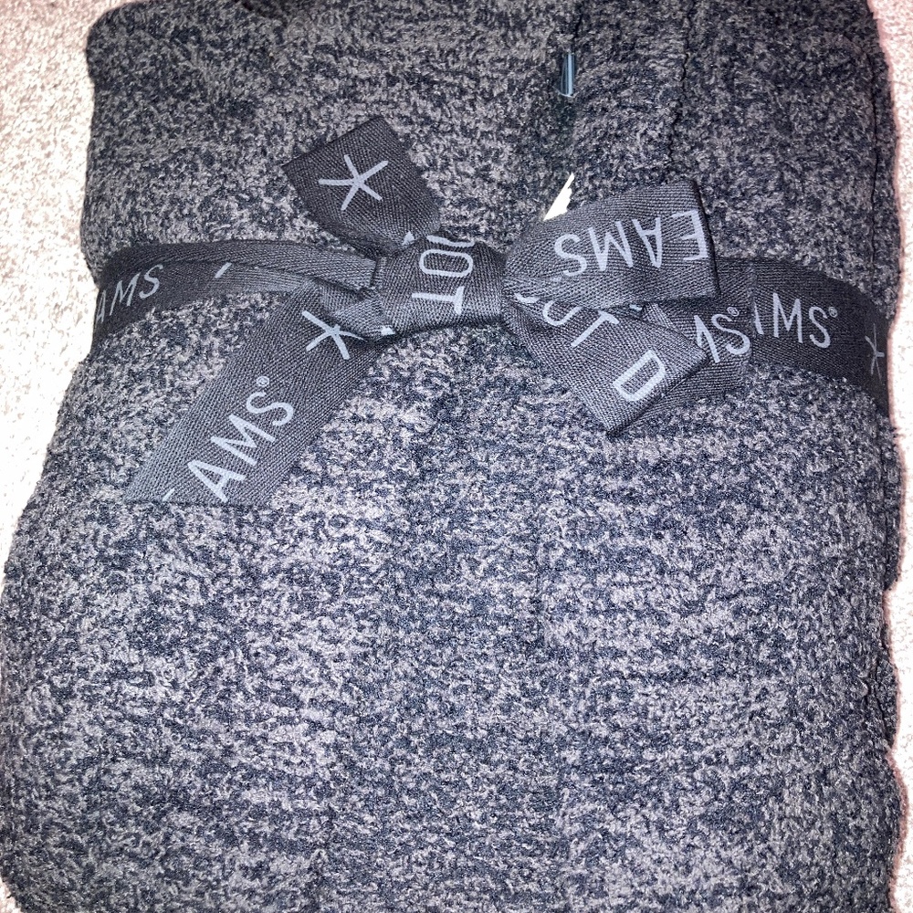 Barefoot Dreams CozyChic Cali Cardi HE Carbon/black Size 1x
